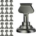 Urban Deco 16PK Table Number Holders Place Card Holders 1.7 Inch Table Card Holders Steel Card Holders for Photos, Food Signs, Memo Notes, Weddings, Restaurants, Birthdays(Nickel Black)