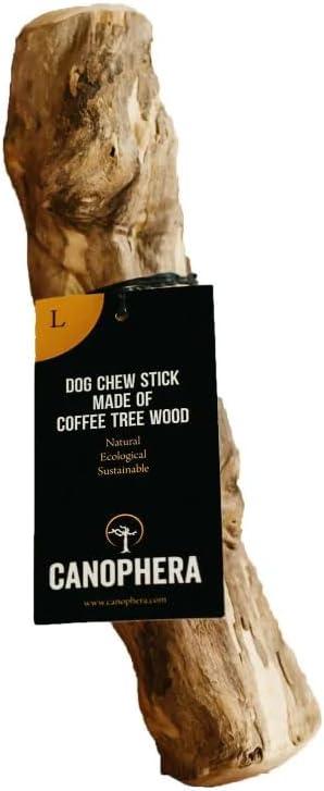 Canophera Coffee Wood Dog chew Sticks for Regular chewers - Size Large