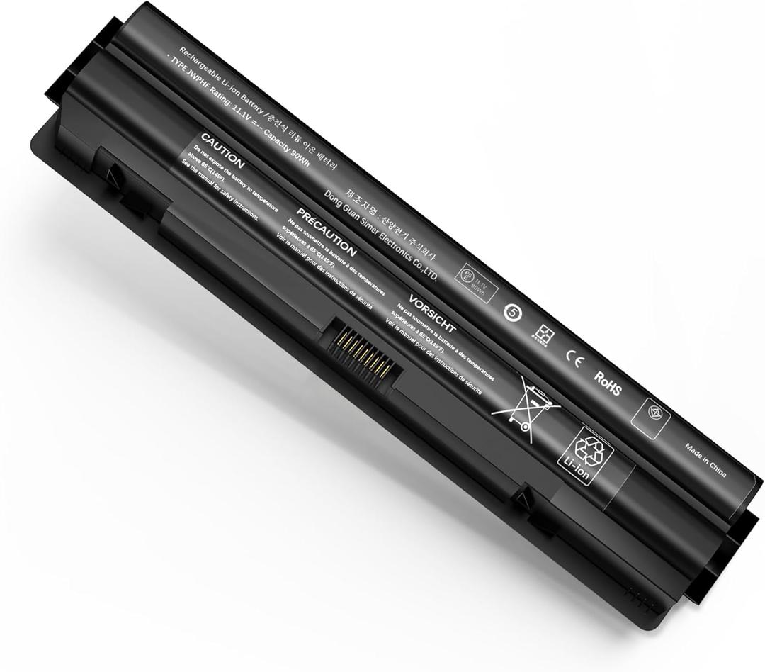 90Wh R795X Laptop Battery Compatible with Dell XPS 17 15 14 L701X L702x L721X L501X L502x L401X 312-1127 312-1123 453-10186 J70W7 WHXY3 JWPHF 0JWPHF 08PGNG 1591 P09E 0R4CN5 8PGNG P11F