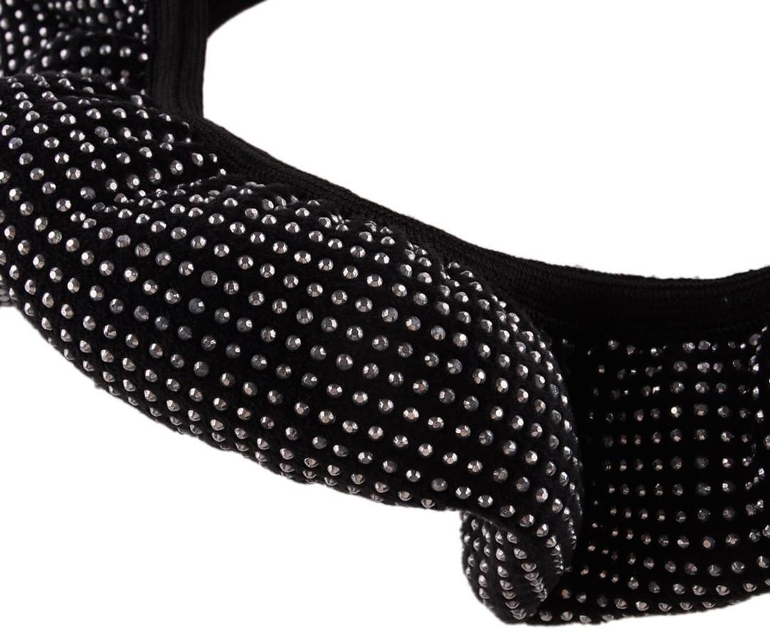 Auto Repair Parts Universal Bling Sparkled Car Steering Cover Protector Anti Slip for Women Girl Diameter Between 37-38cm Durable