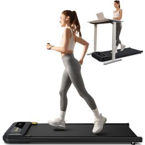 UREVO Under Desk Treadmill, Walking Pad Treadmill with Large Running Area, 2.25HP Treadmills for Home, Desk Treadmill for Office Under Desk with 265lbs Weight Capacity