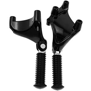 HCmotorku Motorcycle Rear Passenger Foot Pegs Rests Pedal Mount Kit Fit For Harley Sportster XL 883 1200 Iron Forty-Eight 48 Seventy-Two 72 (2014-2022)