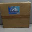 Boat Anchor with Slip Ring, Fluke Design for Pontoon, Jon Boat, or Small Boats, Galvanized Steel Marine Grade, Suitable in Sea and Lake, 5 lb Anchor for Boats (25-28 ft (18 1/8" Stock Width))