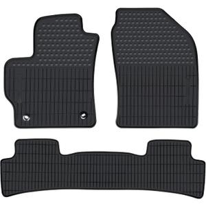 Car Floor Mats Custom Fit for Toyota Corolla Cross 2022-2025 (Not Fit Toyota Corolla) Black Rubber Auto Liner Mats All Weather Protection Odorless