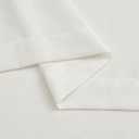 White Linen Curtains 63 Inch Length with Tassels for Living Room Linen Light Filtering Semi Sheer Drapes Neutral Boho Farmhouse Sheer Window Curtain 40x63