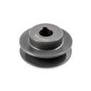 QWORK Single Groove Web Sheaves, 2-1/2"OD 5/8"Bore V-Belt Sheave for V-Belt