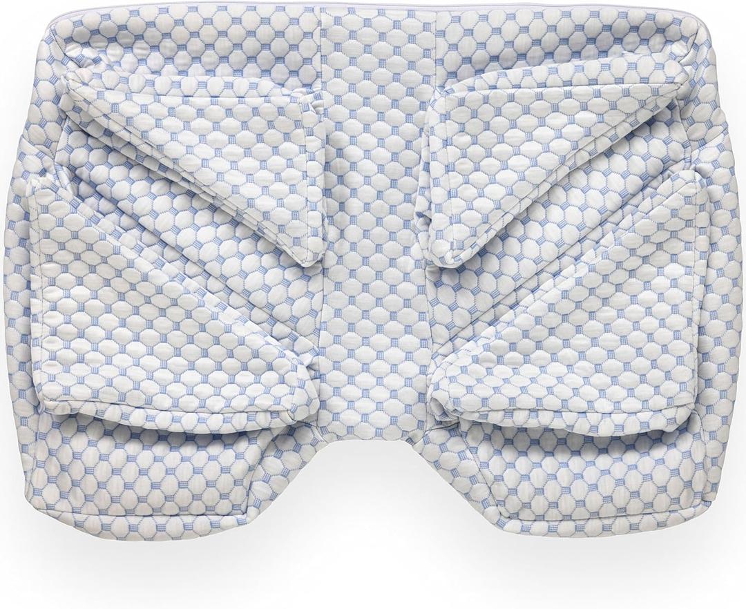 Wife Pillow Cover Only - Cooling Ice Pillowcase, All Around for Hot Sleepers. Pillowcase for Side, Stomach & Back, Neck & Shoulder -Cool Protector Soft Micro Cool2Cell Fabric - Machine Wash & Dryable (White/Blue) Wife Pillow Cover Only - Cooling Ice Pillowcase, All Around for Hot Sleepers. Pillowcase for Side, Stomach & Back, Neck & Shoulder -Cool Protector Soft Micro Cool2Cell Fabric - Machine Wash & Dryable (White/Blue)