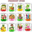 12 Pcs Luau Party Decorations Honeycomb Centerpieces, Hawaiian Party Decorations Luau Centerpieces for Tables, Hawaii Luau Table Decorations, Tropical Party Decorations Hawaiian Centerpiece