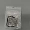 Sliverdew 3 Pcs Rhinestone Ponytail Holder, Elastic Hair Tie, Sparkling Crystal Rhinestones, Fancy Crystal Hair Ties, Headband Hair Accessories for Women Girls (Silver Style)