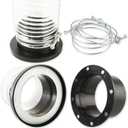 O'SKOOL 4" Port Magnetic Dust Collector System, Magnetic Dust Collection Fittings for Dust Collector/Vacuum Fittings