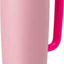 Owala SmoothSip Slider Stainless Steel Insulated Travel Mug with handle, 100% Leak Proof, For Hot and Cold Drinks, Travel Friendly with Sliding Lock Lid, 24 oz, BPA Free, Leak Proof, Pucker Up