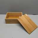 11" Bamboo Wood Stash Storage Box by Trademark Innovations