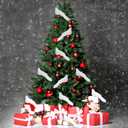 Taiyin 30 Pcs Artificial White Doves for Christmas Tree Decorations 5.3 Inch Long Artificial Doves Figures Fake White Birds Foam Clip for Craft Home Garden Wedding DIY Decor Christmas Tree Ornaments