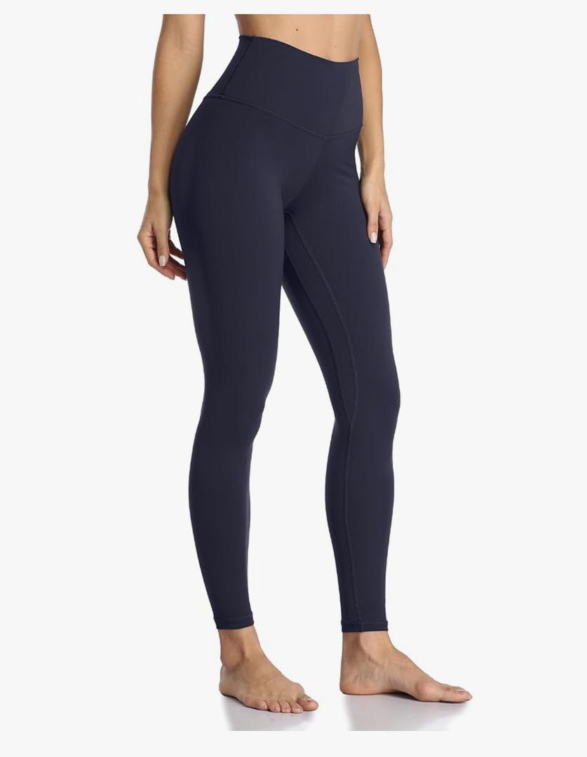 Colorfulkoala Women's Buttery Soft High Waisted Yoga Pants Full-Length Leggings, XS, Black