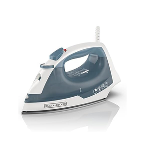 BLACK+DECKER Easy Steam Compact Iron, IR40V, Nonstick Plate, SmartSteam, Anti-Drip, Auto Shutoff & Light N Easy Compact Steam Iron, IR1020S, Stainless Steel Soleplate, Spray Mist