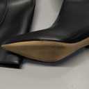 Knee High Boots for Women Chunky Heel Pointed Toe Boots Side Zipper Long Boots (8.5, Black)