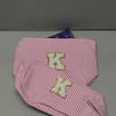 YOOLIFE Birthday Gifts for 3 4 5 6 7 8 9 10 11 12 13 Year Old Girls - Personalized Cute Pink Initial Birthday Gifts for Kids Makeup Bag for Girls Daughter Sister Teacher Friend Girlfriend K