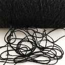 DIY Black Lurex Thread - Shining Glitter Sparkle Yarn for Crochet, Knitting, Sweater, Scarf, Bag & Accessories