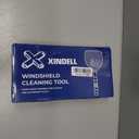 XINDELL Windshield Cleaner Tool – Car Interior Window Cleaning Kit with Extendable Handle & 4 Microfiber Pads, Auto Wiper Inside Windshield Brush for Car & Home Windows