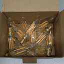 Dimmable E12 Candelabra LED Light Bulbs 60 Watt Equivalent, 6W 630LM Chandelier Light Bulb 2700K Soft Warm White, Vintage LED Filament Clear Glass Candle Light Bulbs, 90+ CRI, No Flicker, 12-Pack