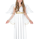 Morph Angel Costumes For Girls - Kids Angel Dress - Girls Angel Costume - Children's Angel Outfit - Perfect For Dress Up XL (2 Pcs)
