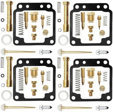 4-Pack Carburetor Carb Repair Rebuild Kits Replacement for Yamaha Maxim 650 XJ650 Maxim 700 XJ700 Maxim 750 XJ750 Maxim 650 XJ650L Maxim 750 XJ750M XJ650R XJ750R