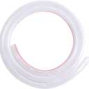 Ququyi PVC 1-1/2" ID x 1-13/16" OD Braided Clear Flexible PVC Tubing Soft for Four Seasons Vinky Tube, Reinforced Vinyl Hose for Water Discharge& Oil Transfer, 16.4ft