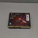 TP-Link WiFi 6E Intel AX210 AXE5400 PCIe WiFi Card for Desktop PC - (Archer TXE72E), Bluetooth 5.3, WPA3, 802.11ax Tri Band Wireless Adapter with MU-MIMO, OFDMA, Ultra-Low Latency, for Windows 10,11