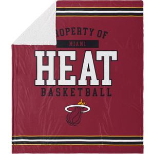 FOCO Unisex-Adult NBA Team Color Sherpa Fleece Blanket 60" x 70"