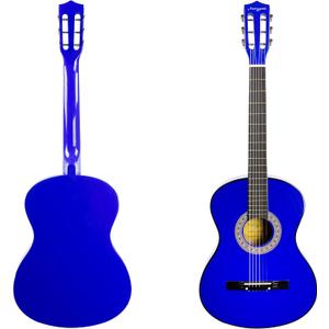 Martin Smith Acoustic Guitar, Right, Blue (W-38-BL)