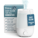 Fontaines Luxury Top-Fill Cool Mist Humidifier - 360° Ultra-Fine Spray, Whisper-Quiet Operation, Dishwasher-Safe Tank, Nightlight & Auto Shut-Off, Easy to Clean for Home, Bedroom, Baby Nursery