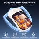 OLV Hand Warmers Rechargeable 2 Pack Strong Magnetic 18Hrs Longer Heating Portable Pocket-Sized Hand Warmer 6000mAh USB Hot Heater Birthday Gifts for Men Women Camping,Golf,Hunting,Travel Essentials