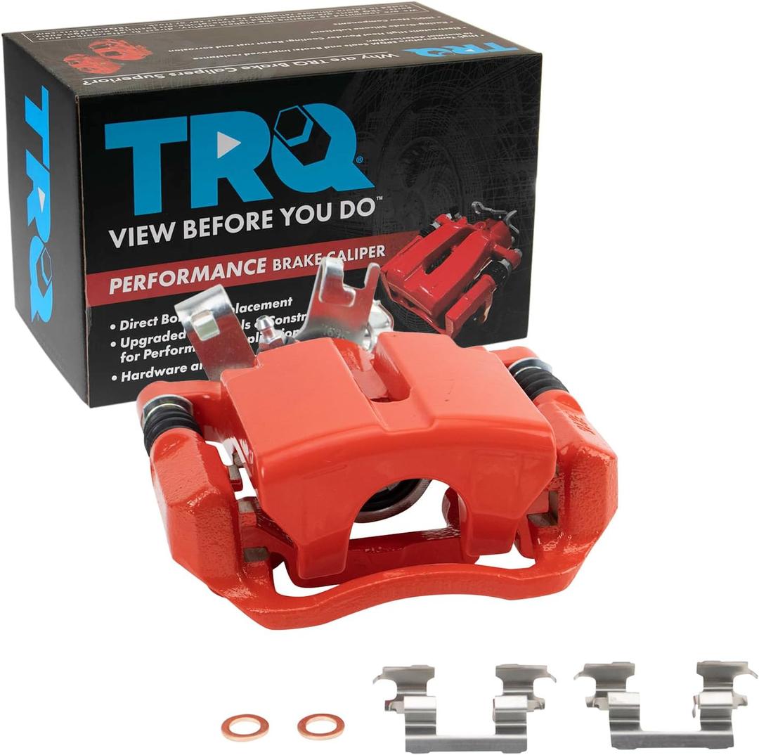 TRQ Rear Left Brake Caliper Compatible with 2004-2012 Chevrolet 05-10 Pontiac 04-09 Saturn