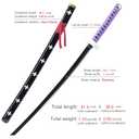 PZOEWUESR Anime Trafalgar Law Zoro Cosplay Sword 41inch - with Display Stand,for Role-Playing and Collection