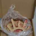 Clear Acrylic Ring Holder, Evil Eye 6 Rods Transparent Ring Display Stand, Jewelry Wedding Ring Display Organizer for Women, Girls Room