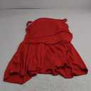 Womens Ribbed Swimdress One Piece Swimsuit Tummy Control Swim Dresses Skirt Bathing Suit (XX-Large, Red)