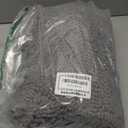 LOCHAS Luxury Bathroom Rug Shaggy Bath Mat 24 x 60 Inch, Washable Non Slip Bath Rugs for Bathroom Shower, Soft Plush Chenille Absorbent Carpets Mats, Gray (Grey)