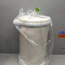 Ubbi Steel Diaper Pail, Odor Locking, No Special Bag Required, Award-Winning, Registry Must-Have, Ivory
