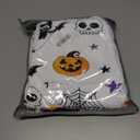 Bats Halloween Decoration Pumpkin Fitted Sheet Witch Hat Bed Sheets Spider Web Bedding Set Twin,Bones Galaxy Stars Sheets Cartoon Skeleton Spooky Spider Webs Halloween Decorations Indoor (Multi 04)