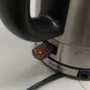 Amazon Basics Electric Stainless Steel Kettle for Tea and Coffee, BPA-Free, Fast Boiling, Auto Shut-Off, 1 Liter, 1500W, Black and Silver