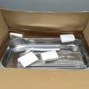 2 Pack 8QT Chafing Dish High Grade Stainless Steel Chafer Complete Set, 8 Qt, Alpine Gray Handle