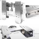 Manual Jack Plate 4'' Adjustable for Outboard Motor Boat Steering System
