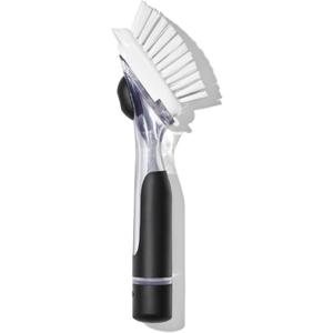 OXO Good Grips Soap Dispensing Dish Scrub Brush, Cleaning Brush for Kitchen
