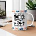 Hijie Mom Coffee Mug - Mom Gifts From Daughter Son Husband, Appreciation Gifts for Mother, Best Mother Mug, 11 Oz Ceramic Cup