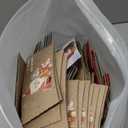 120pcs Christmas Coffee Cup Hot Chocolate Cup Sleeves, Fits 12 oz to 20 oz, with 5 Different Custom Xmas Designs for Christmas Hot Chocolate, Coffee, Cocoa, Tea or Cold Beverage