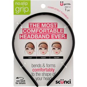 Scunci No Slip Grip Bendable Headband - 2 per Case