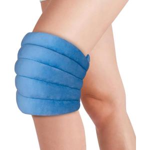 NEWGO Microwave Heating Pad for Knee Pain Relief & Arthritis, Muscle and Joint Stiffness, Microwavable Heated Knee Wrap for Tennis Elbow Treatment
