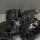 RECUTMS Fall Maple Leaf Garland Hanging Black Fall Leaves Vine Artificial Autumn Garland Halloween Thanksgiving Decor for Home (Black)