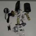 Veise VE017-L Fingerprint Smart Lock with 2 Lever Handles, Keyless Entry Front Door Lock Set, App Control, Electronic Digital Keypad Deadbolt, Easy Installation, Emergency Power Port, Matte Black