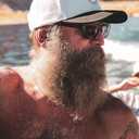 BRIMZ Outdoor Performance Hat - Water & Sweat Resistant Hats - Breathable & Moisture-Wicking Snapback (One Size, Brimz - White & Black)